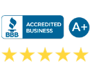 Five-Star Rated On BBB